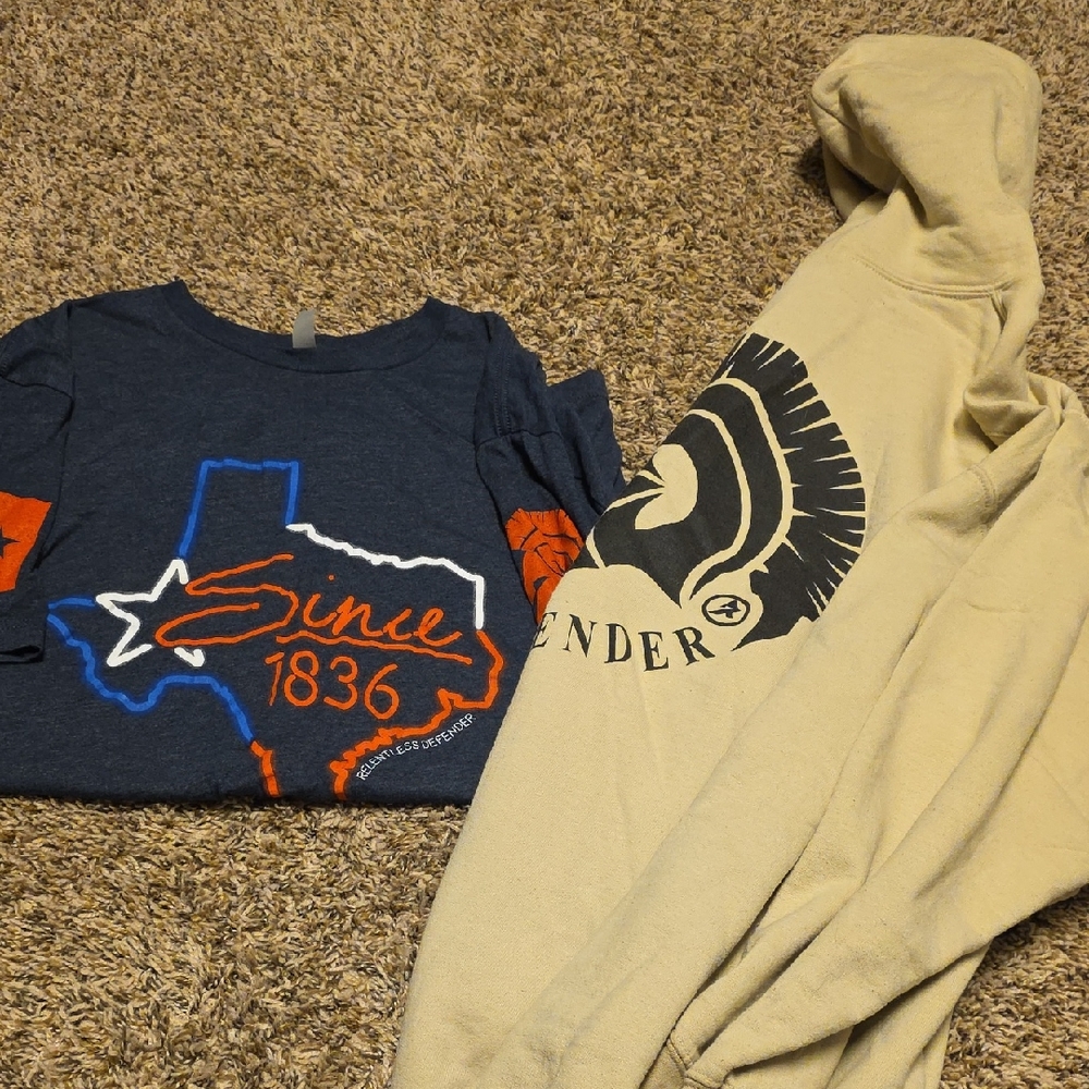 Navy Texas Graphic Kids Shirt